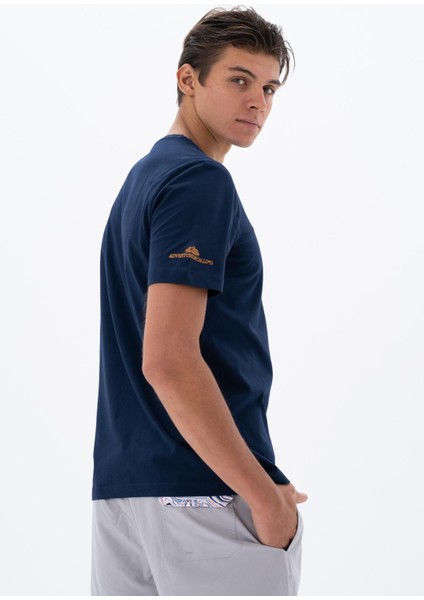 Erkek Regular Fit Bisiklet Yaka Tişört Y25344404601