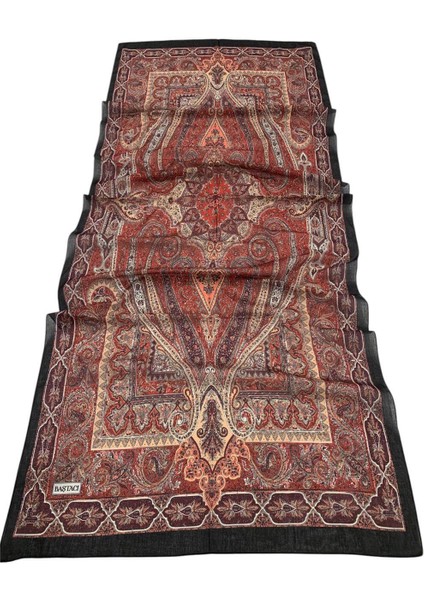 Soft Etnik 0181 Kırmızı Şal