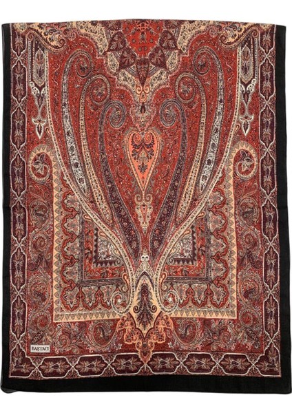 Soft Etnik 0181 Kırmızı Şal