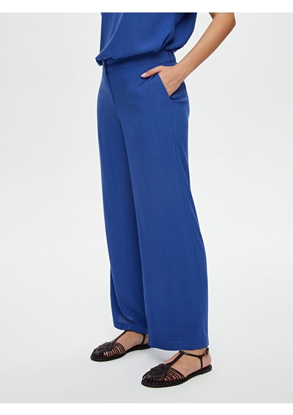 Beli Lastikli Straight Fit Viskon Krinkıl Pantolon S25PNT024 fırsatları