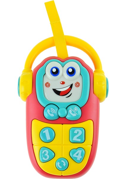 Oyuncak Telefon Gülen Telefon Işıklı Sesli 15 cm