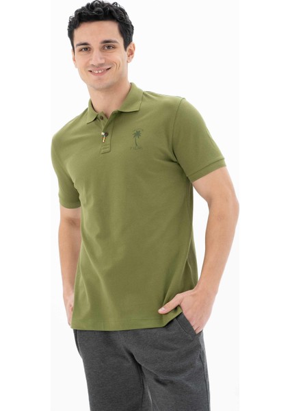 Erkek % 100 Pamuk Regular Fit Polo Yaka T-Shirt Y25374351601 indirimleri