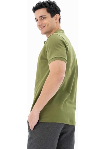 Erkek % 100 Pamuk Regular Fit Polo Yaka T-Shirt Y25374351601