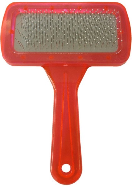 Kedi Köpek Tarağı Şeffaf 9*14 cm Turuncu