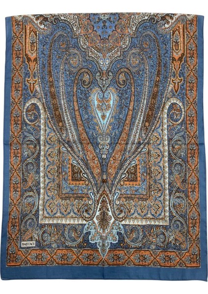 Soft Etnik 0181 Kot Mavi Şal