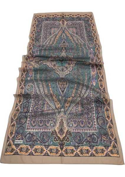 Soft Etnik 0181 Soft Yeşil Şal