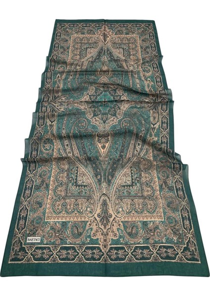 Soft Etnik 0222 Zümrüt Şal