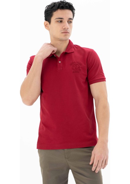 Erkek Baskılı Regular Fit % 95 Pamuklu %5 Likralı Polo Yaka T-Shirt Y25374302701 modelleri