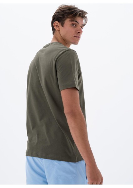 Erkek Regular Fit Bisiklet Yaka Tişört Y25344404301