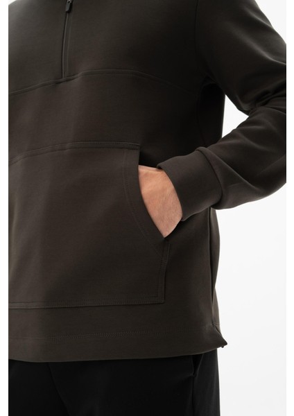 Erkek Kapşonlu Kanguru Cepli Sweatshirt K26254987401