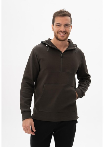 Erkek Kapşonlu Kanguru Cepli Sweatshirt K26254987401