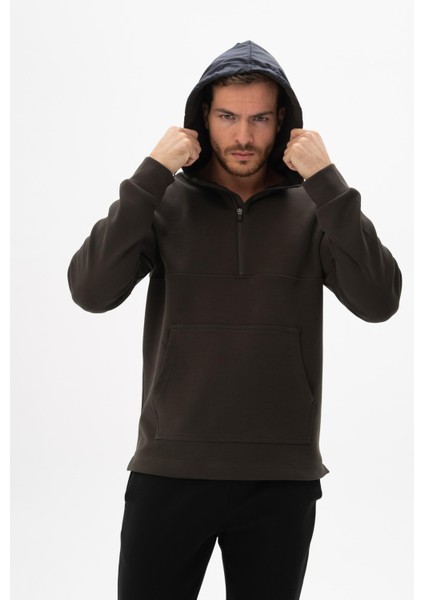 Erkek Kapşonlu Kanguru Cepli Sweatshirt K26254987401
