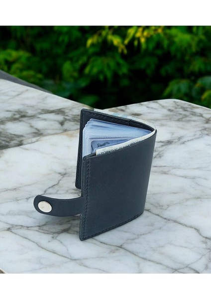 Cronder Deri Şeffaf Gözlü Cüzdan Kartlık modelleri