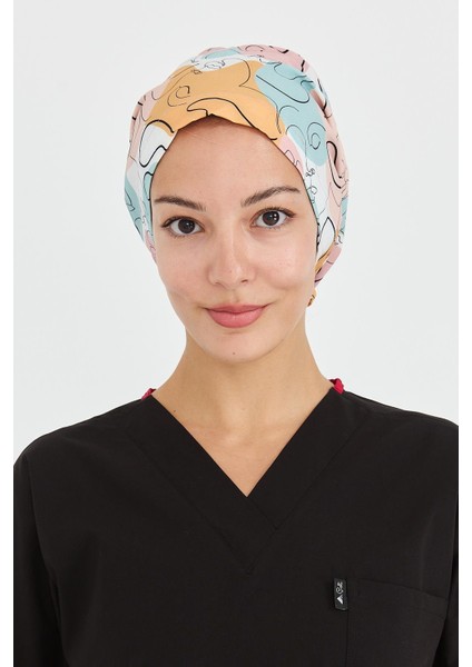 Carnival Doktor Hemşire Cerrahi Bone Aşçı Bonesi Iş Bandanası, Suretler