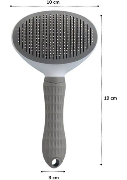 River World Gri Renkte Evcil Hayvan Tarağı ( Rahat Kullanımlı ve Kendini Temizleyebilen ) fırsatları