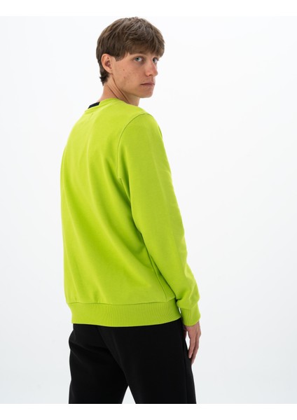Erkek Regular Fit Bisiklet Yaka Sweatshirt K26124925301