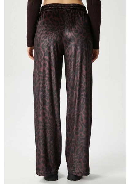 Leopar Desen Pantolon