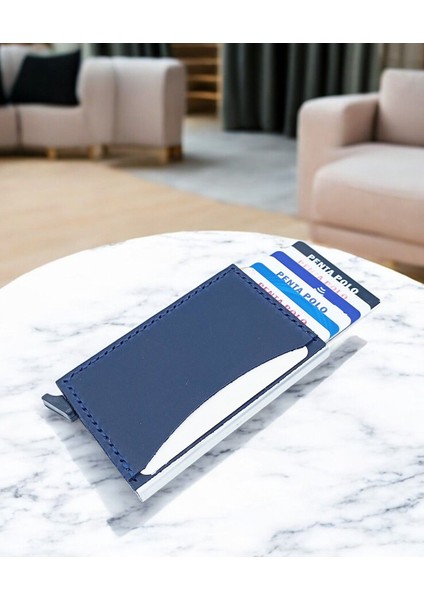 Cronder Deri Kaplama Mekanizmalı Kartlık Cüzdan fiyatları