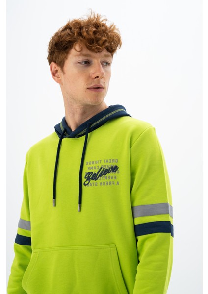 Erkek Regular Fit Kanguru Cepli Sweatshirt K26254926201