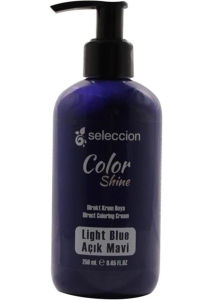 Color Shine Direkt Krem Saç Boyası Açık Mavi 250 ml