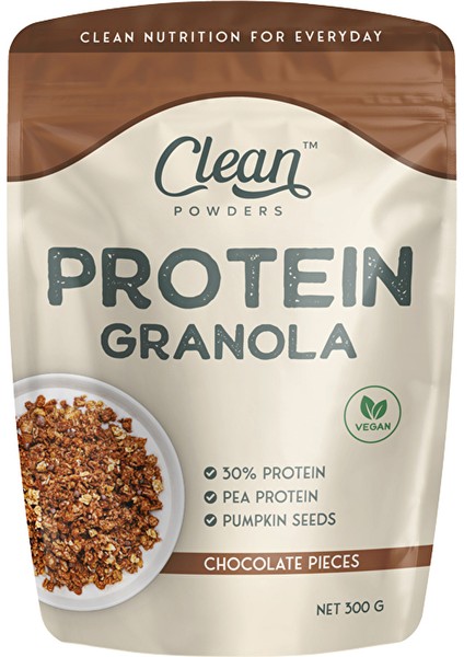 Protein Granola 300 Gr Çikolata Parçacıklı