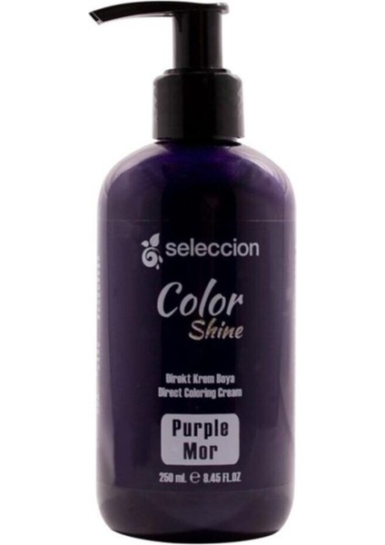 Color Shine Direkt Krem Saç Boyası Mor 250 ml