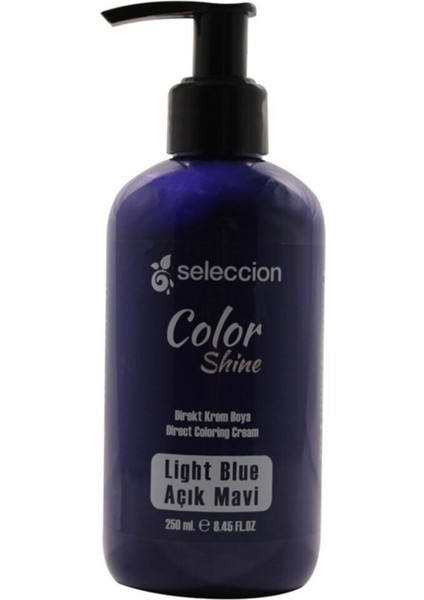Color Shine Direkt Krem Saç Boyası Açık Mavi 250 ml