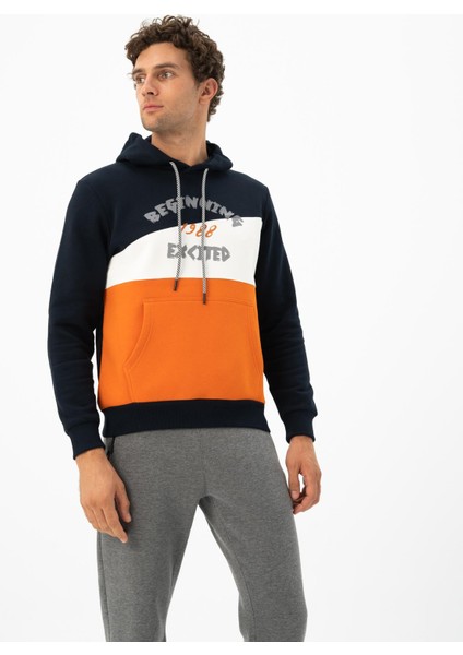Erkek Kanguru Cepli Kapüşonlu Sweatshirt K24254928701 fırsatları