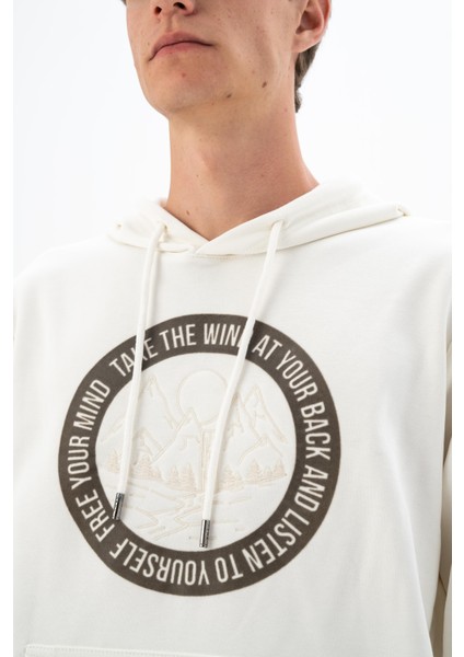 Erkek Regular Fit Kanguru Cepli Sweatshirt K26254925901