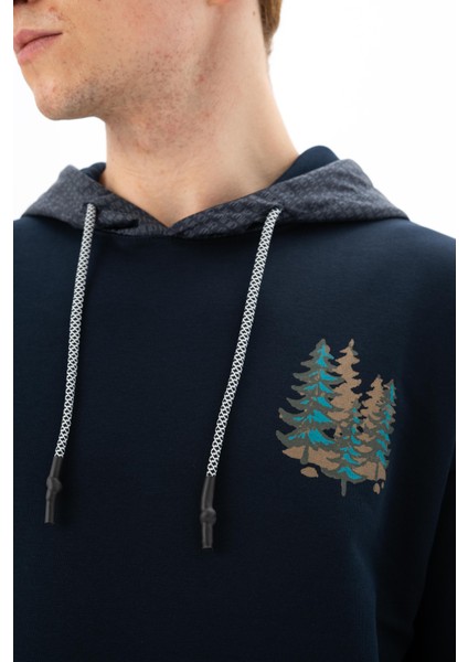 Erkek Regular Fit Kanguru Cepli Sweatshirt K26254925701