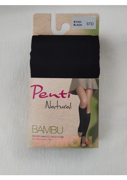 Siyah Bambu Pantolon Çorap 2'li fiyatları