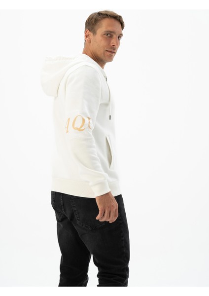 Erkek Fermuarlı Kapüşonlu Sweatshirt K24324949701