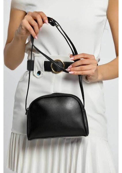 Uzun Askılı Siyah Yumuşak Dokulu Urban Çanta