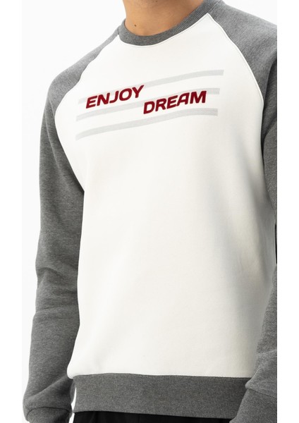 Erkek Büyük Beden Bisiklet Yaka Sweatshirt K24124884401 fiyatları