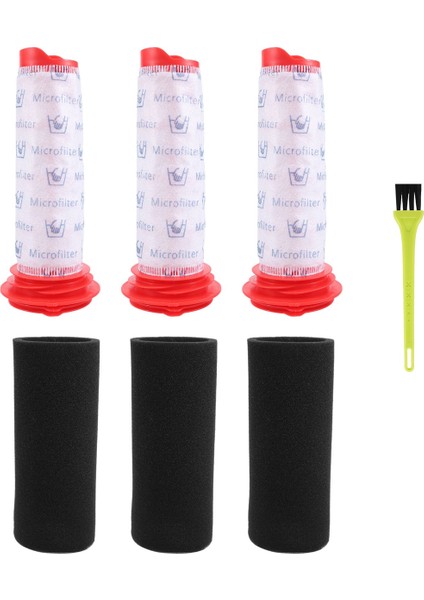 Bosch Athlet Için Filtre Seti, 3 Ana Çubuk Filtre + 3 Köpük Filtre (Yurt Dışından)