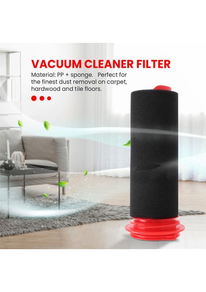 Bosch Athlet Için Filtre Seti, 3 Ana Çubuk Filtre + 3 Köpük Filtre (Yurt Dışından)