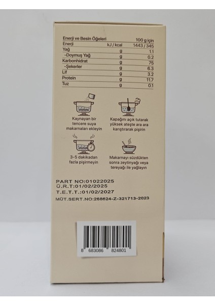 Karışık Sebzeli Makarna 250 G