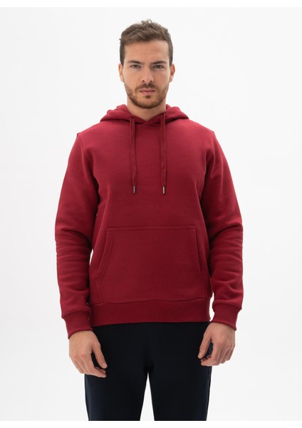Erkek Kanguru Cepli Kapüşonlu Sweatshirt K24254928801