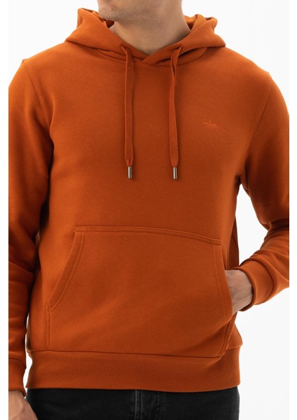 Erkek Kanguru Cepli Kapüşonlu Sweatshirt K24254928801