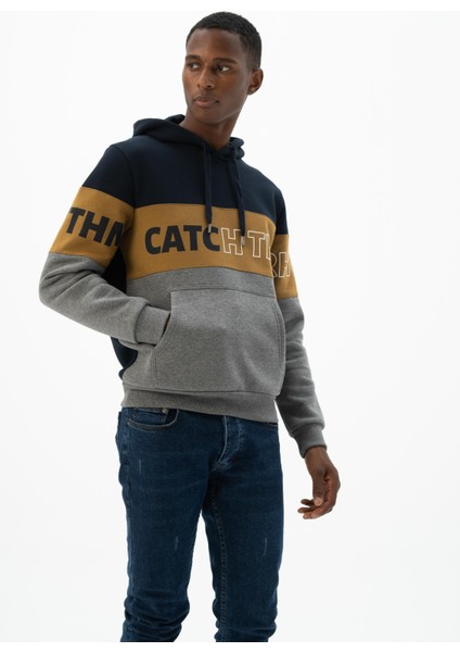 Erkek Kanguru Cepli Kapüşonlu Sweatshirt K24254928201