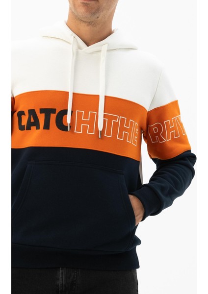 Erkek Kanguru Cepli Kapüşonlu Sweatshirt K24254928201