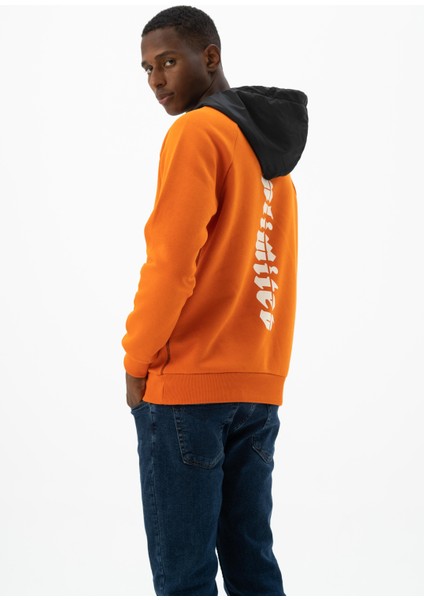 Erkek Kanguru Cepli Kapüşonlu Sweatshirt K24254928301