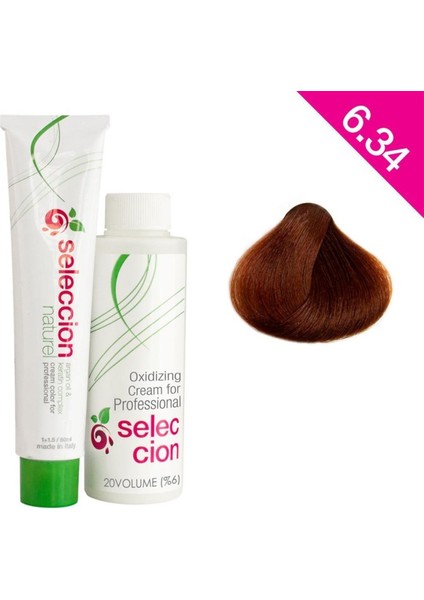 Color 60 ml 6.34 Koyu Kumral Dore Bakır
