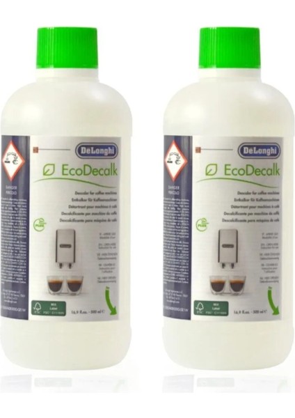 Kahve Makinesi Temizleme Solüsyonu Ecodecalk 2X500 ml