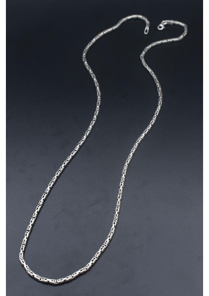 Erkek Gümüş 925 Ayar Kral Kolye Zincir Yuvarlak 2 mm 901688 fırsatları