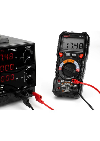 5 Renkli 1 Metre 1000V - 19A Multımetre Test Uçları Kablo Kiti (4887)