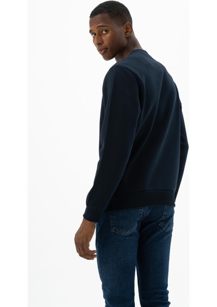 Erkek Bisiklet Yaka Sweatshirt K24124904901