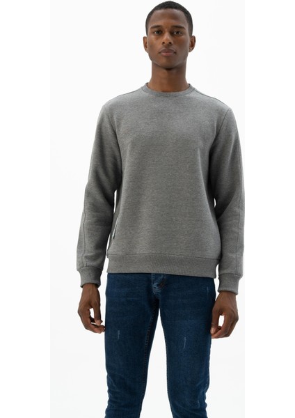 Erkek Bisiklet Yaka Sweatshirt K24124904901 fırsatları