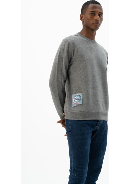 Erkek Bisiklet Yaka Sweatshirt K24124904901