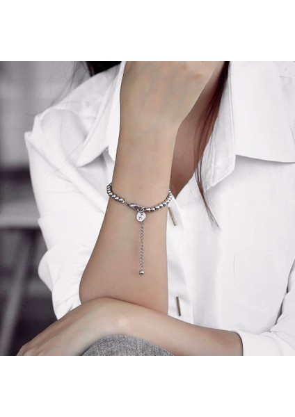 Boğa Stili Tokalar Bilezik Kadınlar ve Kızlar Için 12 Burç Paslanmaz Çelik Boncuklu Klasik Bilezik Zodiac Işaretleri Burçlar Kolye Bileklik Parti Takı (Yurt Dışından) modelleri